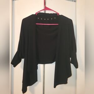 Black dress cover jacket